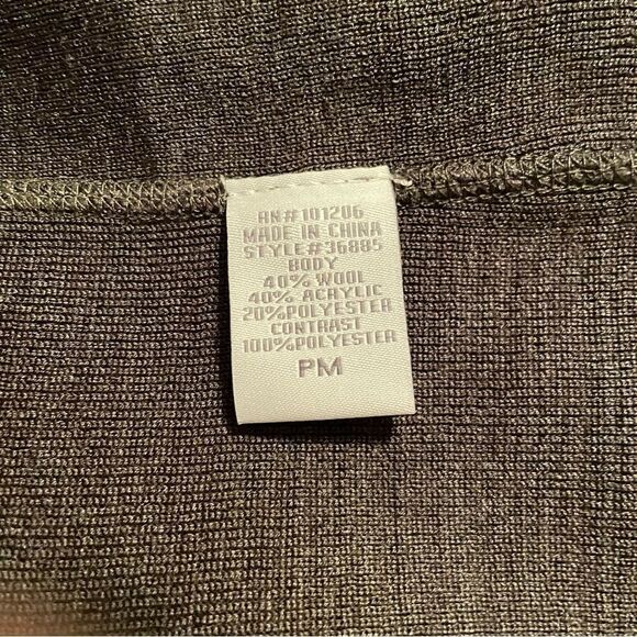 Soft Surroundings Open Front Wool Blend Sweater Coat - Picture 7 of 7